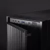 Kompiuterio korpusas CHIEFTEC BW-01B-OP Midi Tower ATX/ITX, talpina 6×3,5 colio + 4×2,5 colio, 2×5,25 colio, galinis 1×120 mm, SGCC, juodas, 200×510×465 mm
