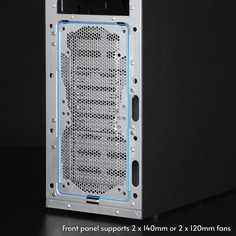 Kompiuterio korpusas CHIEFTEC BW-01B-OP Midi Tower ATX/ITX, talpina 6×3,5 colio + 4×2,5 colio, 2×5,25 colio, galinis 1×120 mm, SGCC, juodas, 200×510×465 mm