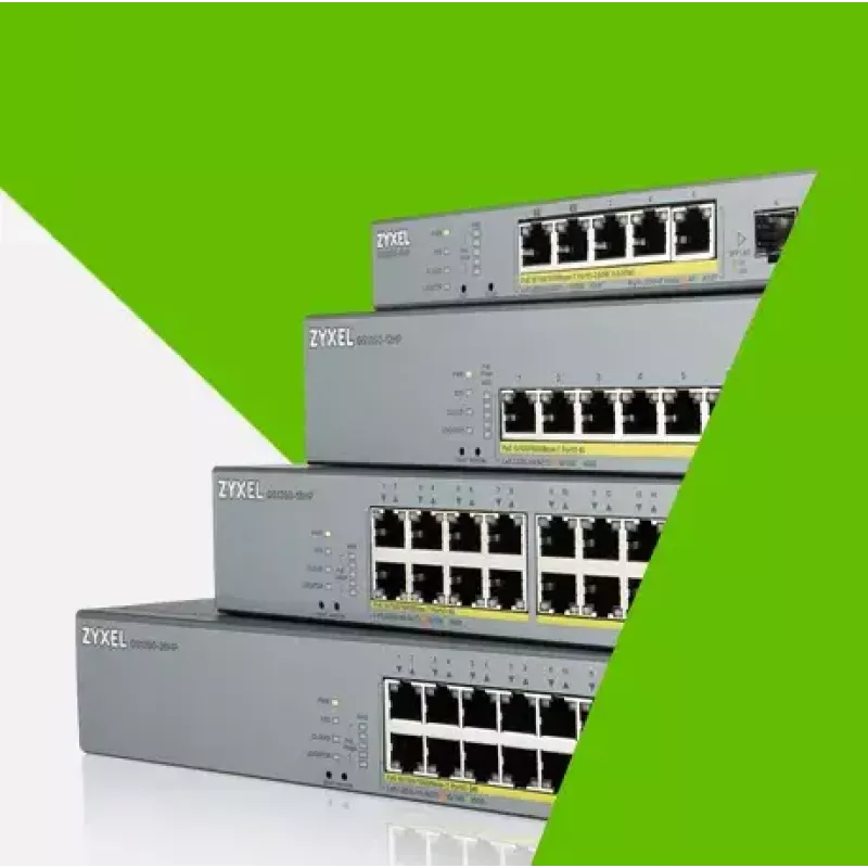 Zyxel GS1350-26HP-EU0101F valdomas L2 gigabitinės Ethernet jungiklis su PoE (24 prievadai)