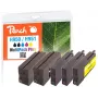 Peach PI300-587 rašalo kasetė Juoda, Žydra, Raudona, Geltona