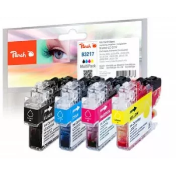 Kasečių rinkinys Peach PI500-238 4 vnt. Juoda, Žydra, Violetinė, Geltona