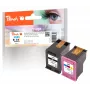 Peach PI300-948 kasečių rinkinys 2 vnt. Suderinamas juoda, rausvai raudona, geltona, žydra