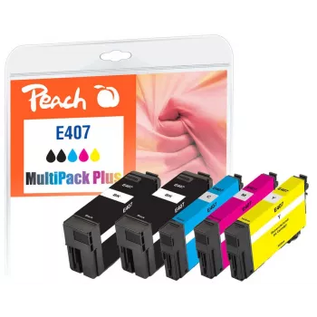 Peach PI200-938 kasetė 5 vnt. Suderinama Juoda, Žydra, Purpurinė, Geltona