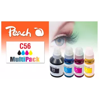 Peach 321697 kasetė 4 vnt. Suderinama Standartinės talpos Juoda, Žydra, Purpurinė, Geltona
