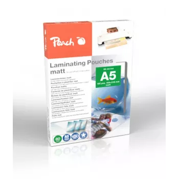Peach S-PP580-30 laminavimo maišeliai matiniai A5 100 vnt