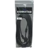 Manhattan VGA monitoro laidas su ferito šerdimis, 10 m, juodas, HD15, vyriškas į vyrišką