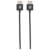 Manhattan HDMI laidas su Ethernet (ypač plonas), 4K@60Hz (Premium High Speed), 1,8 m, Kištukas–Kištukas, Juodas, Ultra HD 4k x 2k, Visiškai ekranuotas, Auksuoti kontaktai, Viso gyvenimo garantija