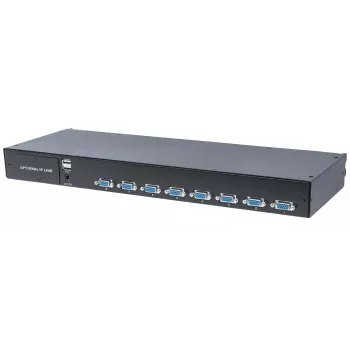 Intellinet modulinis 8 prievadų VGA KVM jungiklis, skirtas naudoti su produkto numeriais 507622, 507738, 507981, 507998, 508025, 508032, 508049 ir 508056