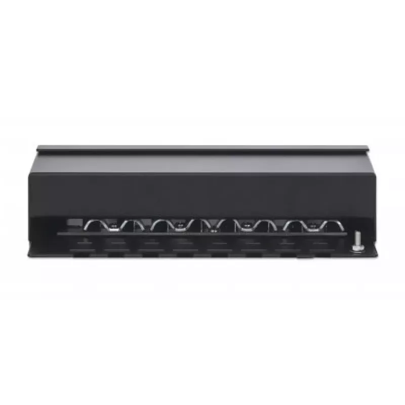 Intellinet Patch Panel, Cat6a, FTP, 8 prievadų, stalinis, ekranuotas, 90° viršutiniai lizdai, juodas