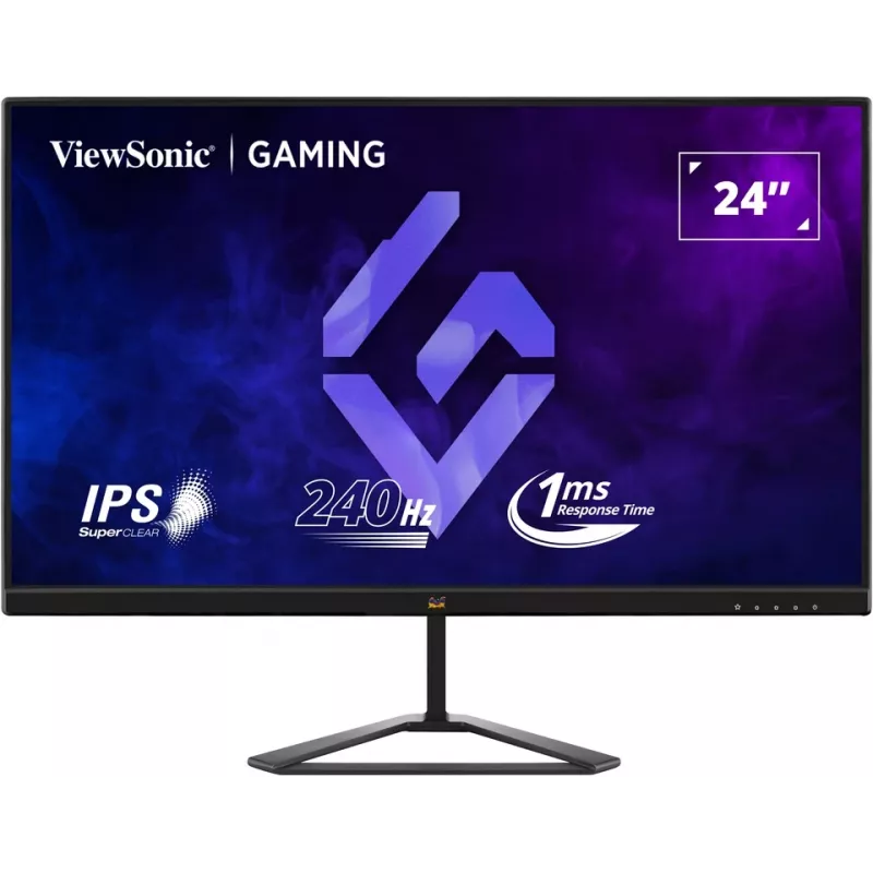 ViewSonic VX2479A-HD-PRO 24 colių Full HD LED monitorius, juodas