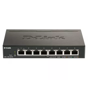 D-Link 8 prievadų PoE Gigabit išmanusis valdomas jungiklis