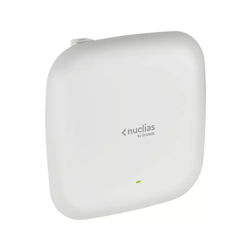 D-Link Nuclias AX1800 belaidis prieigos taškas, valdomas per debesį, 2,4 GHz, 5 GHz, 1200 Mbit/s, SSID, WPA2, WPA3-Enterprise, 10,100,1000 Mbit/s