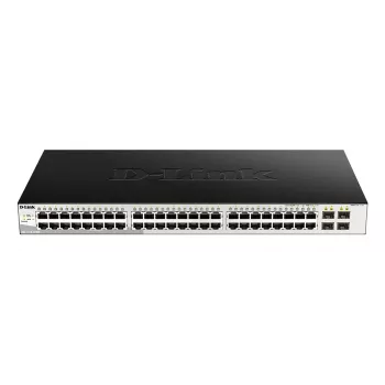 D-Link DGS-1210-52/ME Valdomas L2 Gigabit Ethernet (10/100/1000) 1U Juodas