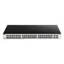 D-Link DGS-1210-52/ME Valdomas L2 Gigabit Ethernet (10/100/1000) 1U Juodas