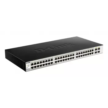 D-Link DGS-1210-52/ME Valdomas L2 Gigabit Ethernet (10/100/1000) 1U Juodas