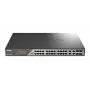 D-Link DSS-200G-28MPP tinklo jungiklis valdomas L2 Gigabit Ethernet (10/100/1000) Power over Ethernet (PoE) 1U pilkas