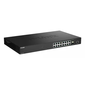 D-Link 18 prievadų 2.5G kelių gigabitų valdomas tinklo jungiklis su 2 x 10G SFP+ prievadais