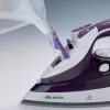 Ariete lygintuvas 2200W, sausas ir garinis, keraminis padas, 2 m, 140 g/min, baltas, violetinis, 28 g/min