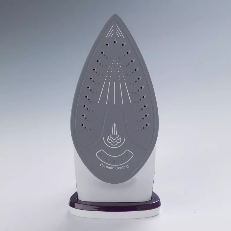 Ariete lygintuvas 2200W, sausas ir garinis, keraminis padas, 2 m, 140 g/min, baltas, violetinis, 28 g/min
