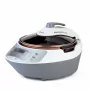 Ariete 2945 Multicooker Twist daugiafunkcis virtuvinis robotas, maisto gaminimo prietaisas su maišymo peiliuku, LCD ekranu, 30 išankstinių programų, 5 L krepšiu, receptų rinkiniu, baltas/pilkas