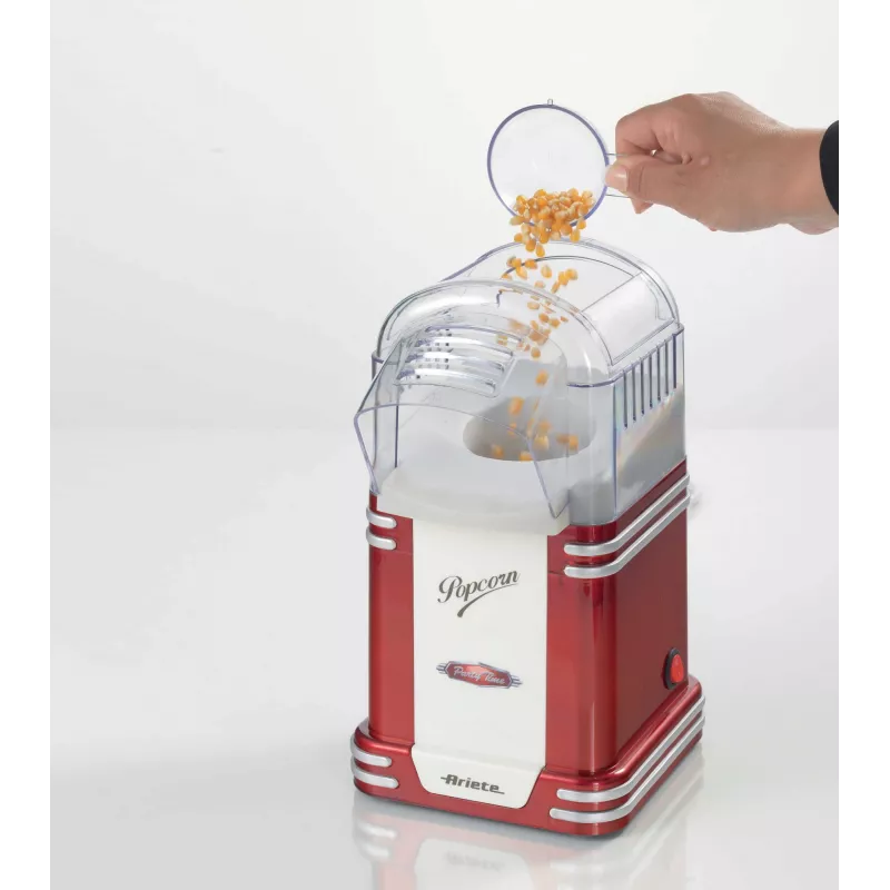 Ariete 2954 spragintų kukurūzų aparatas, raudonas, baltas, 2 min, 1100 W