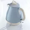 Ariete 2869 Vintage elektrinis virdulys, nerūdijantis plienas, 1,7 L, automatinis išsijungimas, 2000 W, vandeniui, arbatai ir žolelių gėrimams, pastelinė mėlyna