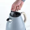 Ariete 2869 Vintage elektrinis virdulys, nerūdijantis plienas, 1,7 L, automatinis išsijungimas, 2000 W, vandeniui, arbatai ir žolelių gėrimams, pastelinė mėlyna