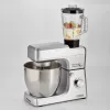 Ariete 1598 Gourmet Professional 7L Metal – Planetinis maišytuvas su blenderiu, nerūdijančio plieno dubuo 7 l, stiklinis ąsotis, 1200 W, 6 greičių