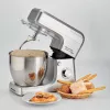Ariete 1598 Gourmet Professional 7L Metal – Planetinis maišytuvas su blenderiu, nerūdijančio plieno dubuo 7 l, stiklinis ąsotis, 1200 W, 6 greičių