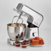 Ariete 1598 Gourmet Professional 7L Metal – Planetinis maišytuvas su blenderiu, nerūdijančio plieno dubuo 7 l, stiklinis ąsotis, 1200 W, 6 greičių