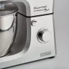 Ariete 1598 Gourmet Professional 7L Metal – Planetinis maišytuvas su blenderiu, nerūdijančio plieno dubuo 7 l, stiklinis ąsotis, 1200 W, 6 greičių