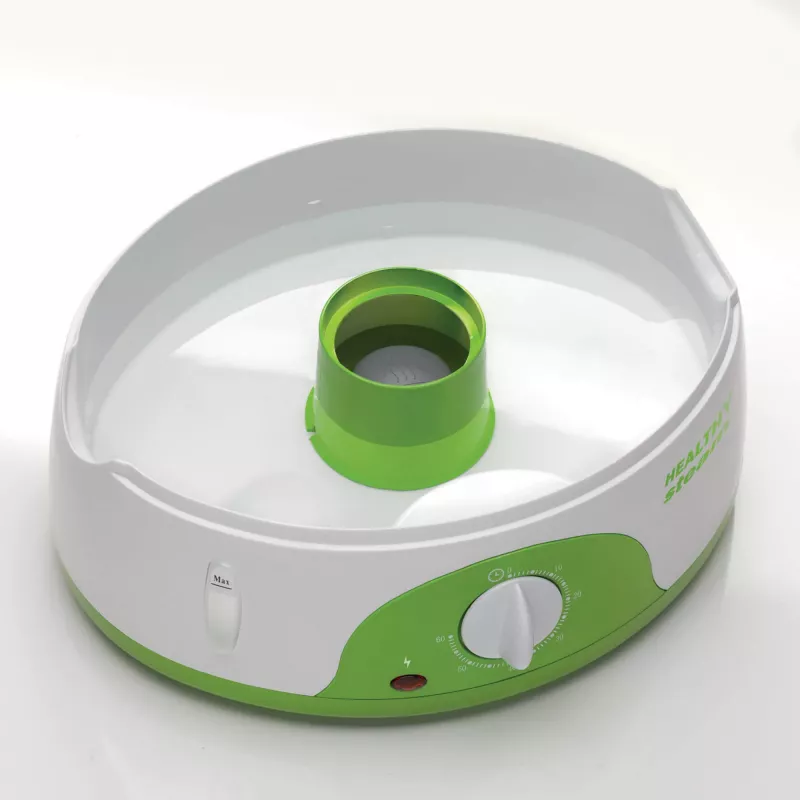 Ariete 911 Healthy Steam - Elektrinis garintuvas - 3 krepšeliai - Indas ryžiams - Laikmatis 60 min - 800 W - 9 l - Baltas ir žalias