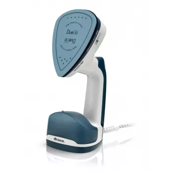 Ariete 6246 Duetto Garment Iron - Vertikalus ir horizontalus lygintuvas su nelimpančia keramine plokšte - 1000 W - Baltas ir mėlynas