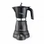 Ariete 1368 Moka Aroma, elektrinis mokos puodas, 4/6 puodelių, 480 W, automatinis išjungimas, palaiko 30 °C temperatūrą, juodas