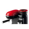 Ariete 1318 Moderna Espresso kavos aparatas su integruotu kavos malūnėliu, kavos pupelėms ir maltai kavai, pieno putojimo funkcija kapučino gamybai, 1 ir 2 puodelių filtras, 1080 W, 800 ml, raudona