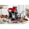Ariete 1318 Moderna Espresso kavos aparatas su integruotu kavos malūnėliu, kavos pupelėms ir maltai kavai, pieno putojimo funkcija kapučino gamybai, 1 ir 2 puodelių filtras, 1080 W, 800 ml, raudona