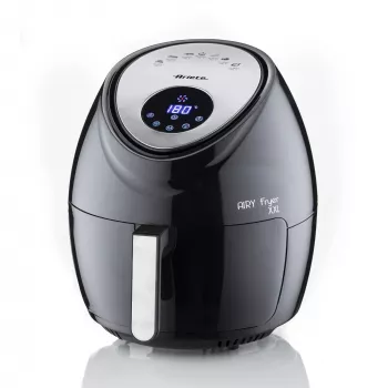 Ariete 4618 Airy Fryer XXL - Oro gruzdintuvė - Kepa 2,5 kg bulvyčių - 7 litrai - Gaminimas be aliejaus ir riebalų - 1800 W - Juoda