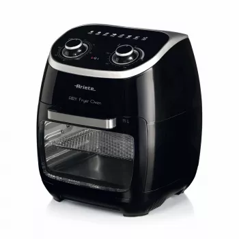 Ariete 4619 Airy Fryer Oranžinė – oro gruzdintuvė ir elektrinė orkaitė su rotiseriu, besisukančiu krepšiu, džiovintuvu, 2000 W, 11 L, plieninė