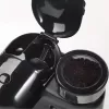 Ariete 1318 Moderna Espreso aparatas su integruotu kavos malūnėliu, kavos pupelėms ir maltai kavai, pieno putoklis kapučino gamybai, 1 ir 2 puodelių filtras, 1080 W, 800 ml, juodas