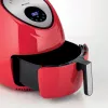 Ariete 4618 Airy Fryer XXL - Oro gruzdintuvė - Kepa 2,5 kg bulvyčių - 7 litrai - Gaminimas be aliejaus ir riebalų - 1800 W - Raudona