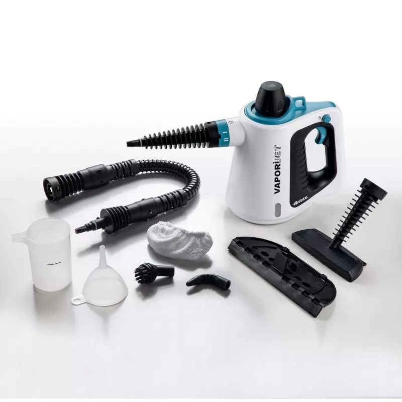 Ariete 4137/00 Nešiojamas garų valytuvas 0.25 L 1050 W Baltas, Šviesiai mėlynas
