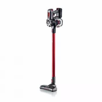 Ariete 2757 22V Lithium belaidė elektrinė šluota – 3 filtravimo lygiai – 2200 mAh Li-Ion baterija – su priedų rinkiniu – raudona