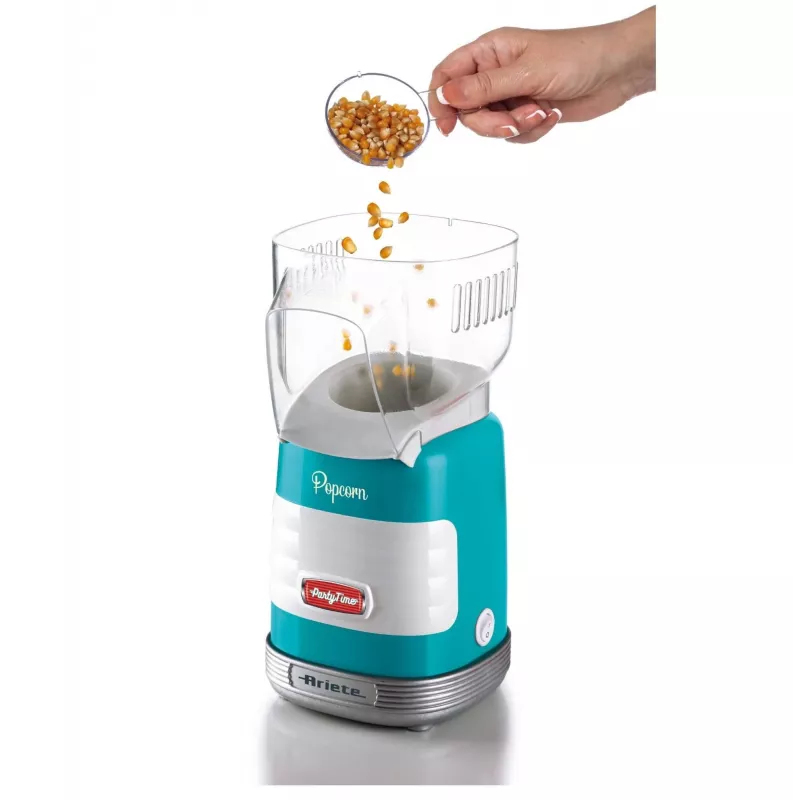 Ariete 2956 Popcorn aparatas, karšto oro, 1000 W, mėlynas