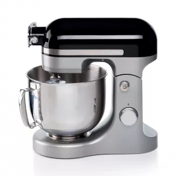 Ariete Moderna Black elektrinis maišytuvas, stalinis maišytuvas, juodas, 1600 W, 5,5 L, planetinis sukimo mechanizmas, 11 greičių, aliuminio korpusas