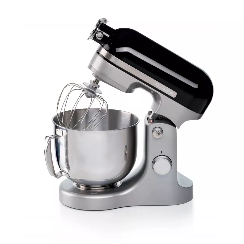 Ariete Moderna Black elektrinis maišytuvas, stalinis maišytuvas, juodas, 1600 W, 5,5 L, planetinis sukimo mechanizmas, 11 greičių, aliuminio korpusas