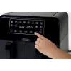 Ariete 4623 Airy Fryer Dual, oro gruzdintuvė su dviem krepšeliais, 1700 W, 8 L talpa, 3 kepimo funkcijos, skaitmeninis LED jutiklinis skydelis, 8 iš anksto nustatytos programos, laikmatis, 2 krepšeliai, juoda