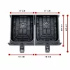 Ariete 4623 Airy Fryer Dual, oro gruzdintuvė su dviem krepšeliais, 1700 W, 8 L talpa, 3 kepimo funkcijos, skaitmeninis LED jutiklinis skydelis, 8 iš anksto nustatytos programos, laikmatis, 2 krepšeliai, juoda
