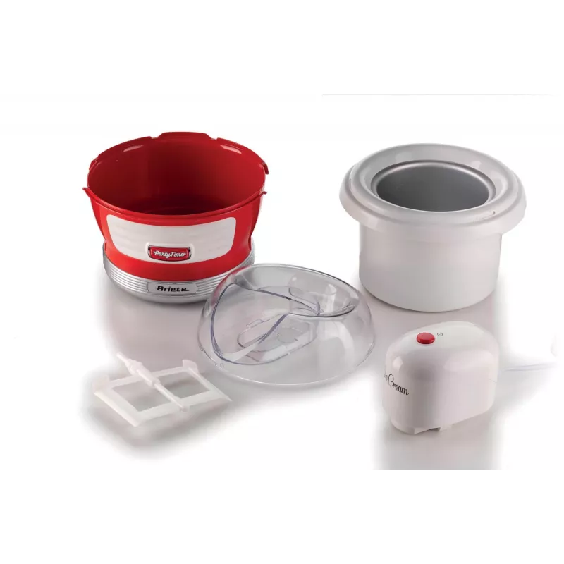 Ariete 643 ledų gaminimo aparatas Party Time, 12 W, 1,5 l talpa, raudonas