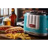 Ariete 206 Hot Dog Maker Party Time, 650 W, mėlyna, dešrainių kepimo aparatas, šviesiai mėlyna, 2 vnt., 650 W, 160 mm, 270 mm