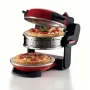 Ariete 927 Pizzeria dviguba picos orkaitė, 2 picos per 4 minutes, 2300 W, 2 ugniai atsparūs akmenys, 2 termostatai, skersmuo 32 cm, 5 kepimo lygiai, 2 nerūdijančio plieno mentelės, raudona